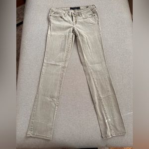 Jessica Simpson Greige Colored Skinny Jeans (size:27)